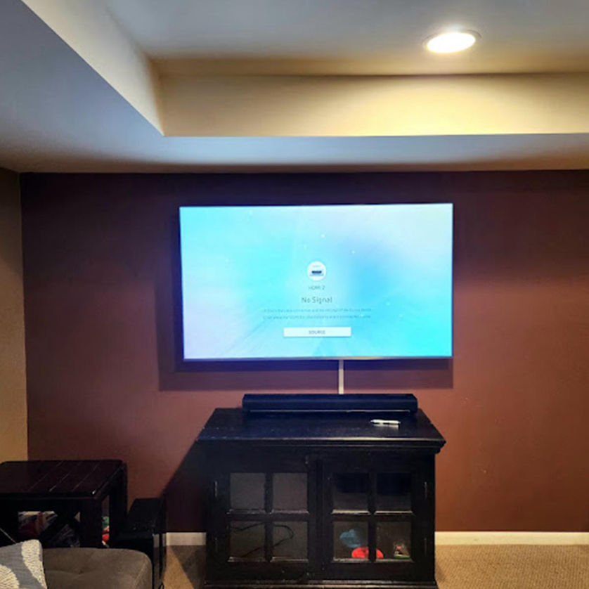 TV in a living room